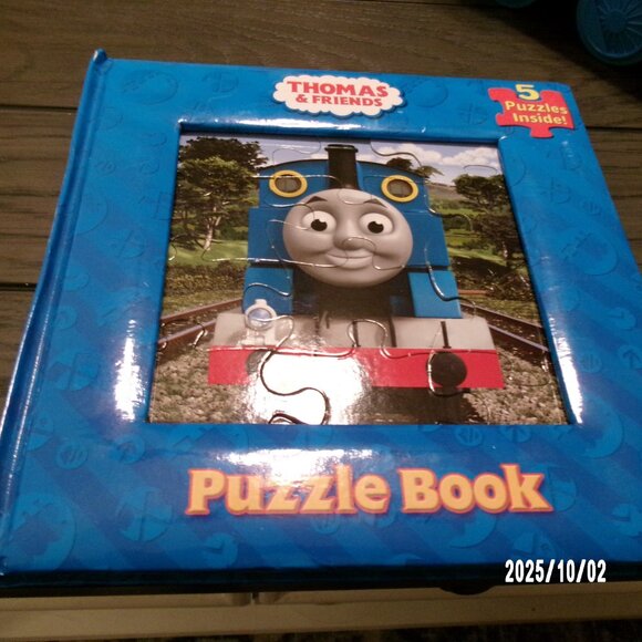 Thomas & Friends TOY LOT Busy Books W/ Figures, '92 LARGE TRAIN, PUZZLES - Picture 6 of 10